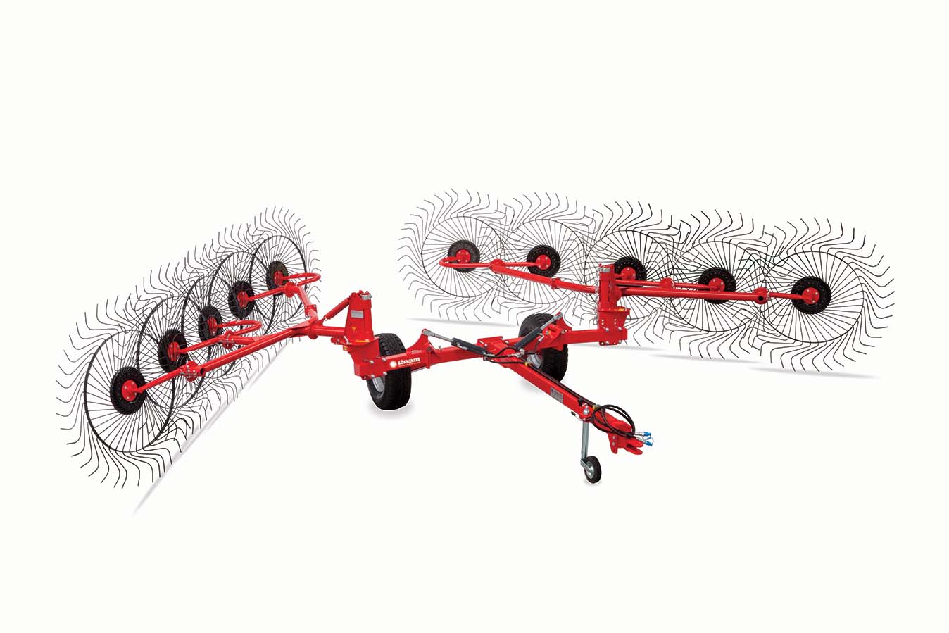 10'lu Arabalı Ot Toplama Tırmığı